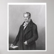 Portrait of Baron Alexander von Humboldt Print