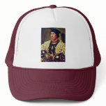 Portrait Of Baudouin Of Burgundy By Gossaert Jan ( hats