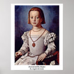 Portrait Of Bia Medici By Angelo Bronzino Posters