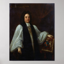 Portrait of Bishop John Robinson  c.1711 Print