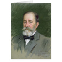 Portrait of Camille Saint-Saens  1903 Card