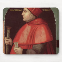 Portrait of Cardinal Thomas Wolsey Mousepad