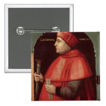 Portrait of Cardinal Thomas Wolsey Pinback Button