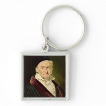 Portrait of Carl Friedrich Gauss, 1840 Keychains