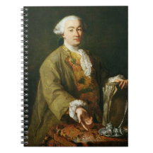 Portrait of Carlo Goldoni Spiral Note Books