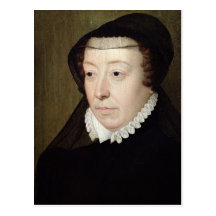 Portrait of Catherine de Medici Post Card