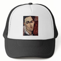 Portrait of Celso Laga by Amedeo Modigliani Hat