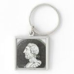 Portrait of Charlemagne keychains