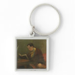 Portrait of Charles Baudelaire  1847 keychains