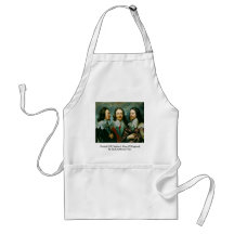 Portrait Of Charles I, King Of England Aprons