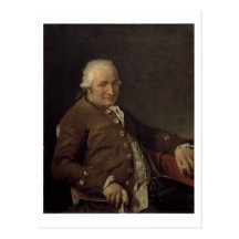 Portrait of Charles-Pierre Pecoul, 1784 (oil on ca Post Card