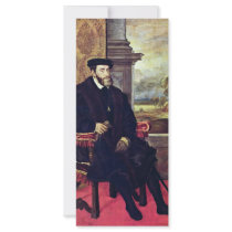 Portrait Of Charles V, The Armchair By Traditional Full Color Rack Card