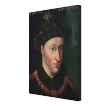 Portrait of Charles VII canvas prints