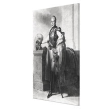 Portrait of Charles X  King of France and Stretched Canvas Prints
