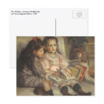 Portrait of Children by Pierre Auguste Renoir postcards