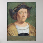 Portrait of Christopher Columbus Poster