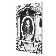Portrait of Claude Mollet, frontispiece to 'Theatr Gallery Wrap Canvas
