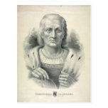 "Portrait of Columbus" postcard