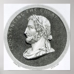 Portrait of Constantine the Great posters