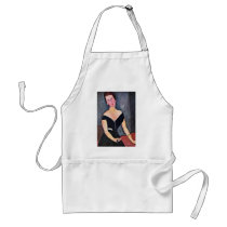 Portrait Of Dame Van Muyden By Modigliani Amedeo Aprons