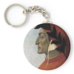 Portrait of Dante keychains