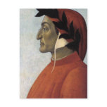 Portrait of Dante postcards