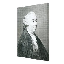 Portrait of David Hume Stretched Canvas Print