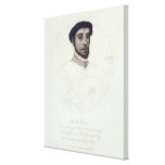 Portrait of David Rizio,an original painted Stretched Canvas Prints