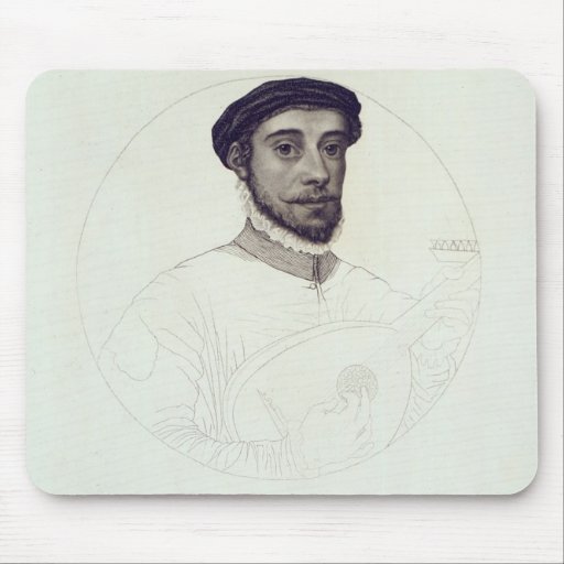 Portrait of David Rizio,an original painted Mousepad