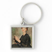Portrait of Dedie Hayden, 1918 Key Chains