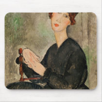 Portrait of Dedie Hayden, 1918 Mousepads
