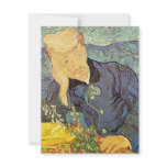 Portrait of Doctor Gachet by Vincent van Gogh invitations