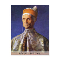 Portrait of Dogen Leonardo Loredan by Bellini Postcards