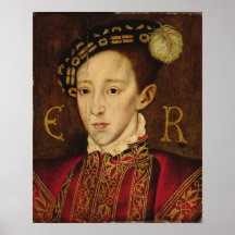 Portrait of Edward VI Print