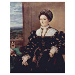 Portrait Of Eleonora Gonzaga By Tiziano Vecellio flyers