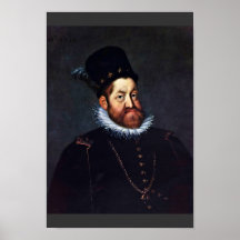 Portrait Of Emperor Rudolf Ii By Heintz D. Ä. Jose Print