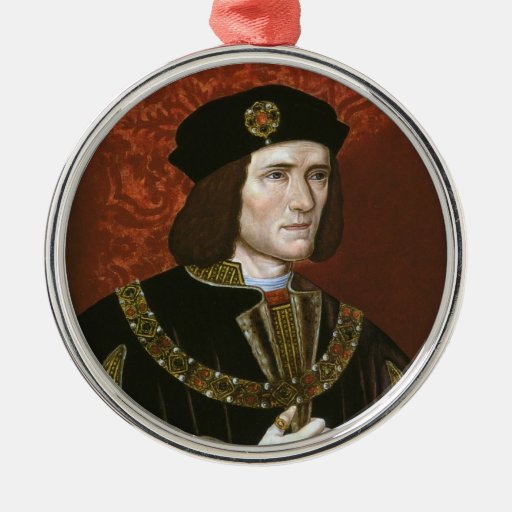 Portrait of English King Richard III Ornament