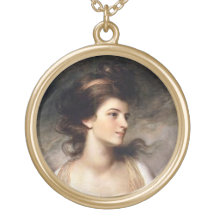 Portrait of English Regency Lady Pendant