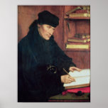 Portrait of Erasmus of Rotterdam posters