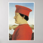 Portrait of Federico da Montefeltro, c. 1474 Print