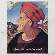 Portrait Of Francesco Giamberti. By Piero Di Cosim Flyers