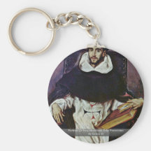Portrait Of Fray Hortensio Felix Paravicino Keychain