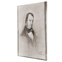 Portrait of Frederic Chopin Canvas Print