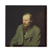 Portrait of Fyodor Dostoyevsky  1872 Refrigerator Magnets