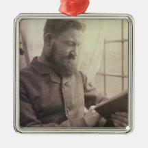 Portrait of George Bernard Shaw (1856-1950) as a Y Christmas Tree Ornaments
