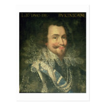 Portrait of George Villiers, 1st Duke of Buckingha Post Cards