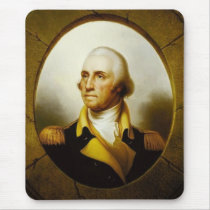 Portrait of George Washington Mouse Pads