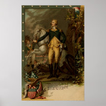 Portrait of George Washington Posters