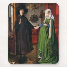 Portrait of Giovanni Arnolfini and His Wife Mouse Pad