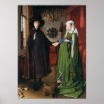 Portrait of Giovanni Arnolfini & His Wife, 1434 Print